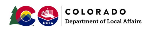 Logo for Department of local affairs.